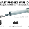 Mastiff400K1 WIFI IOT - pohon jednokřídlé brány včetně záložní baterie